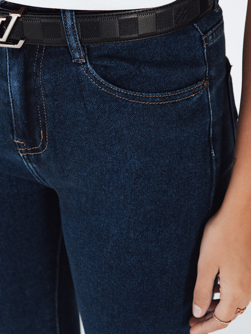 Jeansy damskie skinny granatowe Dstreet UY2772
