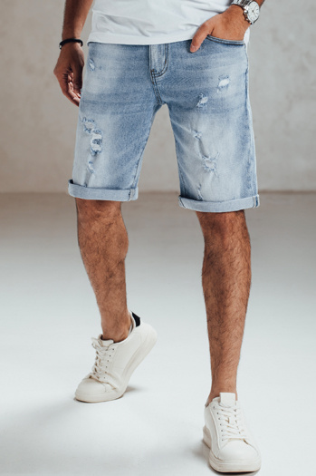 Spodenki męskie jeansowe niebieskie Dstreet SX2561