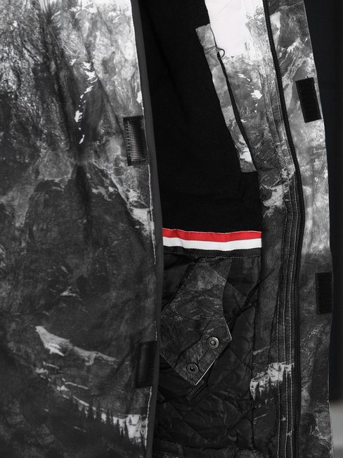 Kurtka męska zimowa narciarską czarna Dstreet TX5124