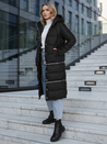 Kurtka damska zimowa długa czarna Dstreet TY5151
