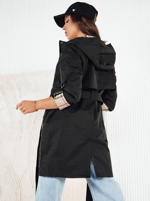 Kurtka przejściowa damska parka CIVIT czarna Dstreet TY4212