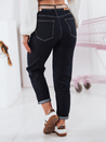 Spodnie damskie jeansowe mom fit STRAIGHTY ciemnogranatowe Dstreet UY2390_2