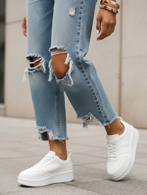 Sneakersy damskie białe Dstreet ZY1376