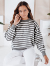 Sweter damski w paski szary Dstreet MY2540