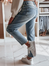 Spodnie damskie jeansowe slim fit SLIMEDEW niebieskie Dstreet UY2667_2