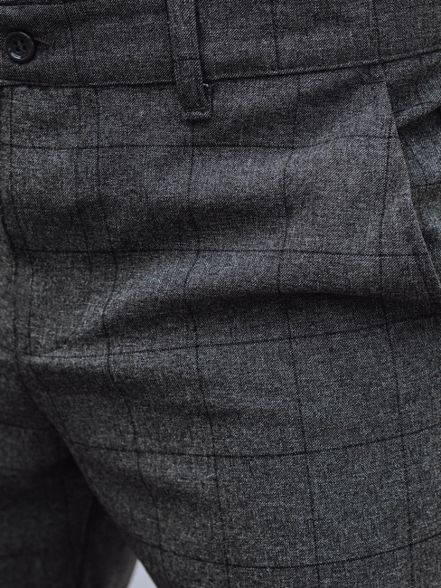 Spodnie męskie casual grafitowe Dstreet UX4406z