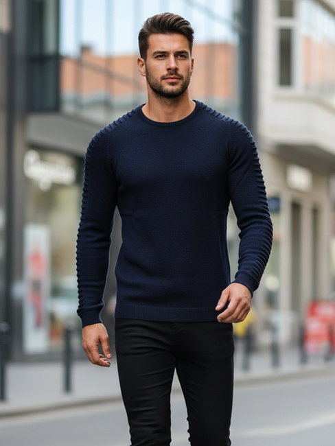 Sweter męski granatowy WX2297z