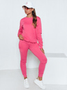 Komplet dresowy FITT damski różowy AY0140