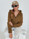 Bluza damska VICTORIA brązowa BY1392