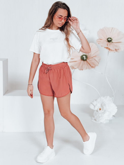 Spodenki damskie MISSRUN różowe Dstreet SY0426