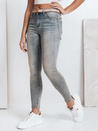 Jeansy damskie skinny push up niebieskie Dstreet UY2796