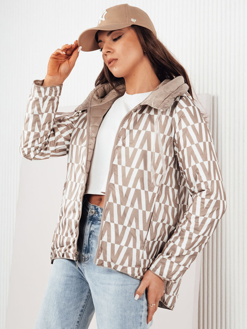 Kurtka pikowana damska VANLY beżowa Dstreet TY4276