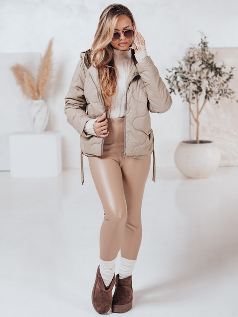 Kurtka damska beżowa Dstreet TY4238