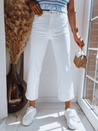 Spodnie damskie RETIS białe Dstreet UY1478