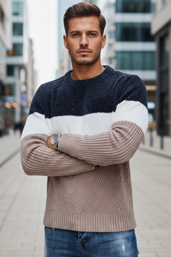 Beżowy || Granatowy