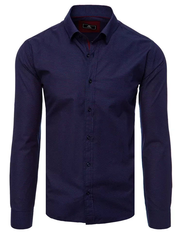 Pánska košeľa granátovej farby