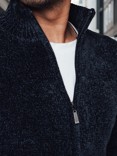 Sweter męski rozpinany granatowy Dstreet WX2227