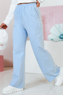 Spodnie damskie dresowe wide leg DRESLINA niebieskie Dstreet UY2694