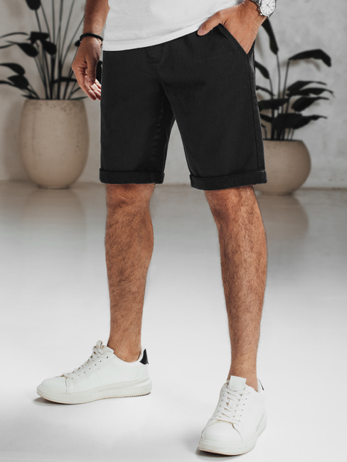 Spodenki męskie jeansowe czarne Dstreet SX2547