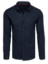 Koszula męska SLIM FIT elegancka gładka granatowa Dstreet DX2600