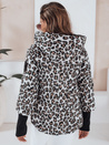 Kurtka damska przejściowa w panterkę VARESSA biała Dstreet TY5032