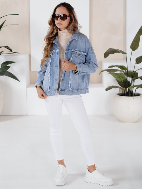 Kurtka damska jeansowa DENZARIA niebieska Dstreet TY4905