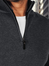 Sweter męski jasnoszary Dstreet WX2339
