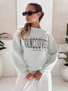 Bluza damska bez kaptura VANCOUVER miętowa Dstreet BY1226