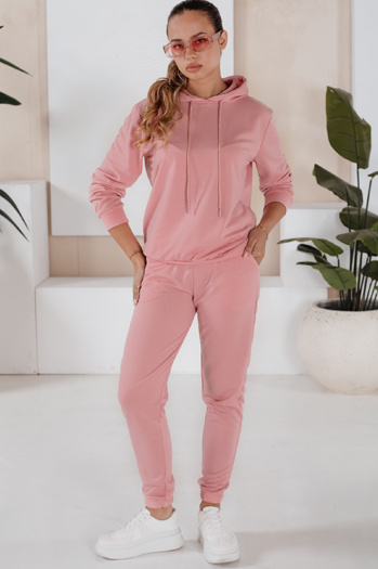 Komplet damski dresowy MIGEL różowy Dstreet AY0808