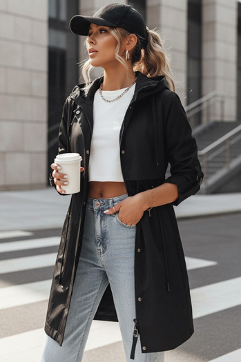 Kurtka przejściowa damska parka czarna NOCITO Dstreet TY4203