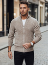 Sweter męski rozpinany beżowy Dstreet WX2228