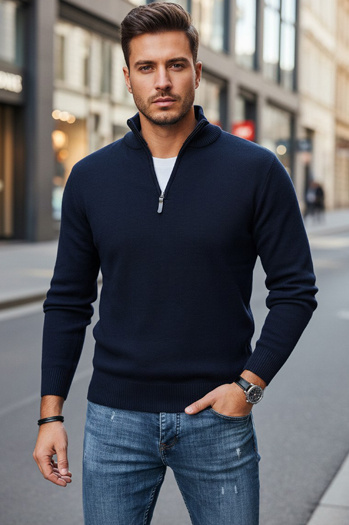 Sweter męski granatowy Dstreet WX2338