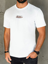 Koszulka męska z nadrukiem biała Dstreet RX5421