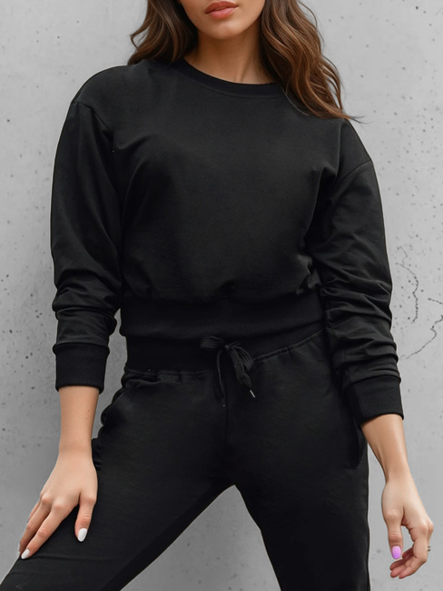 Bluza damska klasyczna czarna Dstreet BY1526