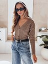 Sweter damski MELANIA czekoladowy Dstreet MY1653