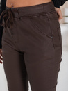 Spodnie damskie LIZZY brązowe Dstreet UY1782