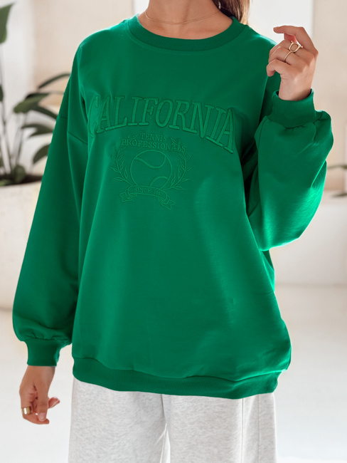 Bluza damska CALIFORNIA DREAM zielona Dstreet BY1196
