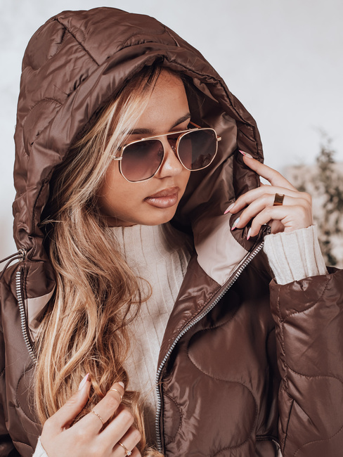 Kurtka damska coffee Dstreet TY4239