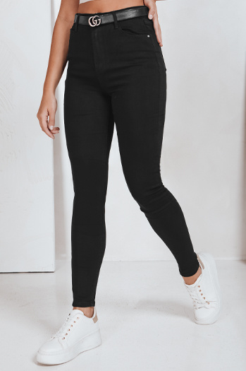 Jeansy damskie skinny czarne Dstreet UY2759