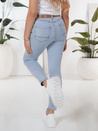 Damskie jeansy skinny BLUEVIBE niebieskie Dstreet UY2679