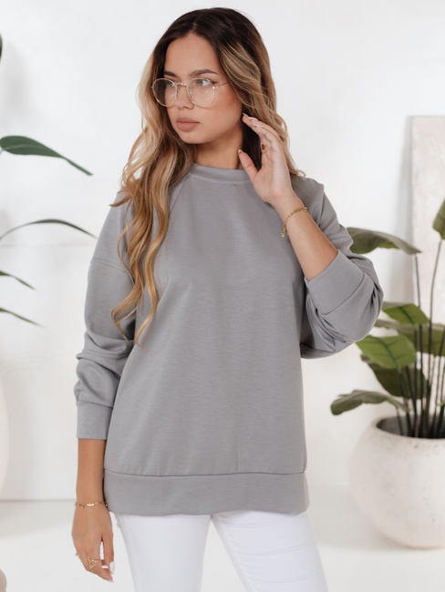 Bluza damska UZORI szara Dstreet BY1295