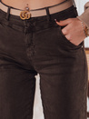 Spodnie damskie jeansowe STREETSTYLE brązowe Dstreet UY2393