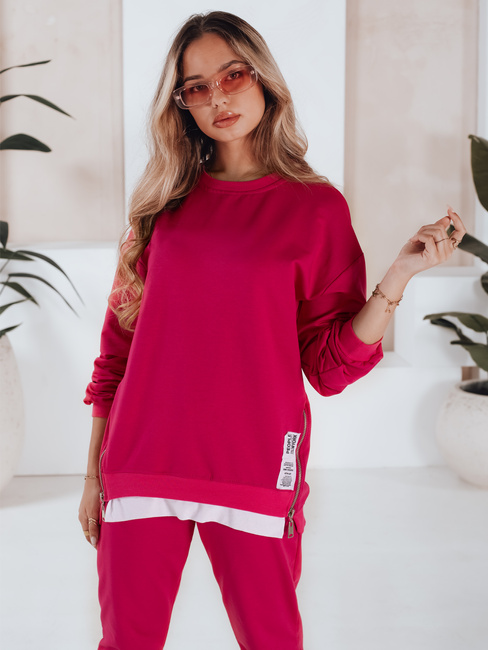 Komplet damski dresowy TORONTO fuksja Dstreet AY0955