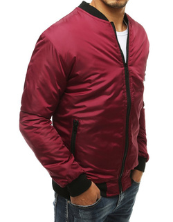 Kurtka męska bomber jacket bordowa Dstreet TX3406_2