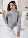 Sweter damski półgolf szary Dstreet MY2532