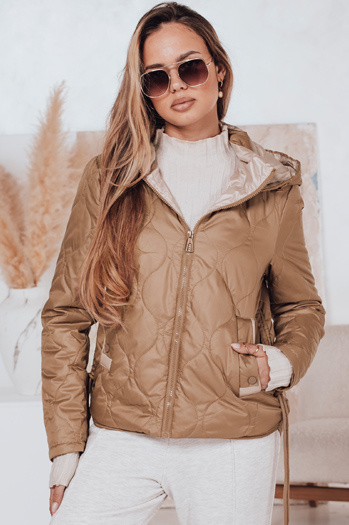 Kurtka damska pikowana MAXWELL złota Dstreet TY4397