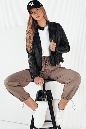 Kurtka skórzana damska ramoneska BAILO czarna Dstreet TY4196