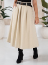 Spódnica midi damska jasnobeżowa Dstreet CY0477