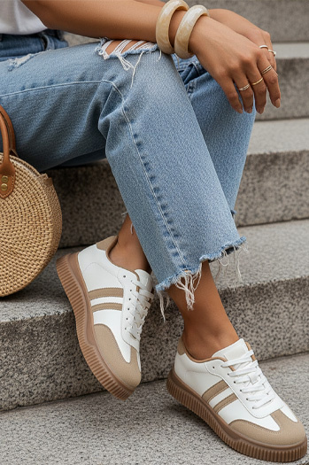 Buty damskie beżowe Dstreet ZY1402