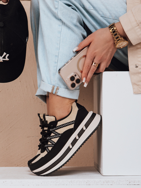 Sneakersy damskie ZENSHO czarne Dstreet ZY0597